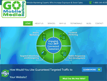 Tablet Screenshot of gomobilemediamarketing.com